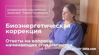 БИОЭНЕРГЕТИЧЕСКАЯ КОРРЕКЦИЯ.   Ответы на вопросы начинающих специалистов.