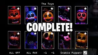 10/STAR COMPLETE! ALL MAX MODE (NO MODS) FNAF 2: OS | Another FNaF Fangame: Open Source