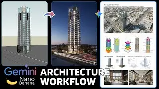 Free AI tool Gemini (Nano Banana) for Architecture Conceptual Design — Full Workflow Tutorial