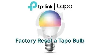 How to Reset a Tapo Smart Wi Fi Light Bulb