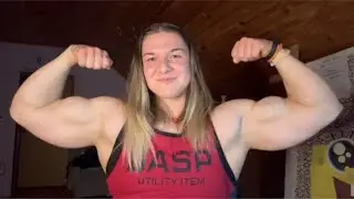 Gabriela has some Biceps