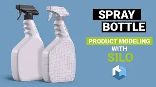 Product Subdivision Modeling #8: Detergent Spray Bottle.  Silo 3D