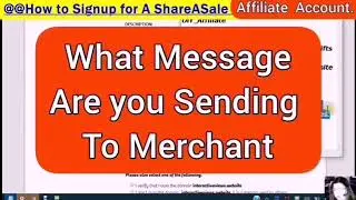 How to Signup for a ✨ShareASale Affiliate Account ✨Get Approved Fast And Easy🚀