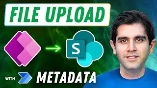 UPLOAD files from Power Apps to SharePoint Document Library ➕ Set Properties