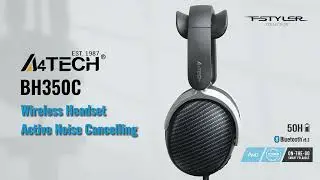 A4Tech Fstyler BH350C Wireless ANC Bluetooth Headphones