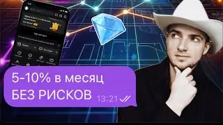 5-10% в месяц абсолютно без рисков.