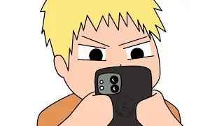 Naruto uses WhatsApp!