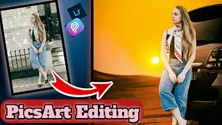 PicsArt realistic photo manipulation || PicsArt tutorial || lightroom effect ||