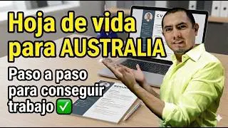 Como hacer un CV para Australia | curriculum | Hoja de vida | buscar trabajo en Australia