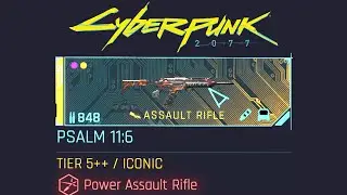 HOW TO GET PSALM 11:6 SUBMACHINE GUN IN CYBERPUNK 2077: PHANTOM LIBERTY WALKTHROUGH [4K 60FPS]