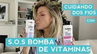 Cuidando dos fios com SOS Bomba de Vitaminas da Salon Line
