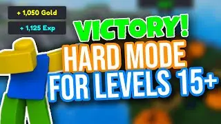 Cube Defense: How to beat HARD MODE SURVIVAL for Players LEVEL 15+