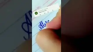 Atifa in cursive writing #sanahandwritting #cursivewriting #shortsvideo#viralshort