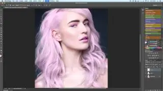 How to change hair Colour on Blonde hair in Photoshop