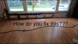 Plaster Repair - Water damage from window - how to DIY