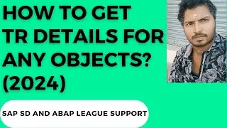 How to get TR details for any objects?