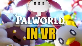 PALWORLD in VR is AMAZING! | UEVR Mod