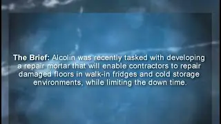 How to repair damaged floors in walk-in fridges and cold storage facilities.