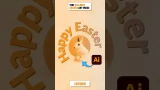 Text on a Path Around any Image in Illustrator (Tips & Tricks) - DESIGN - 