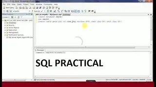 SQL SERVER:DATABASE CREATE AND TABLE CREATE IN SQL SERVER.2005