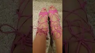 Pink heels