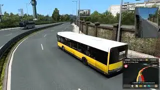 ETS 2 Solarisem po Warszawie Lotnisko Chopina - Jelonki Południowe