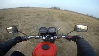 ДОМОЙ на ИЖе через реку, через поле.