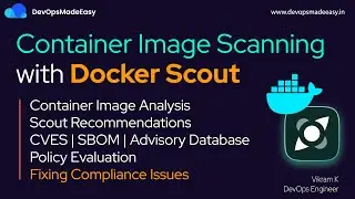 Docker Scout | Image Analysis | CVES | SBOM | Policy Evaluation | Fixing Compliance Issues