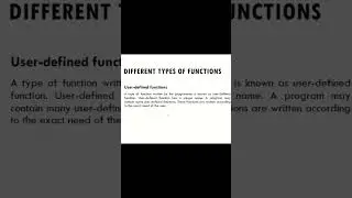 #typesfunctions#function #type #programming #clangauge #fypシ #builtinfunctions #userdefinedfunction