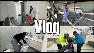 We had to make a room, I put a plant in the living room😍 THE MACHINE IS IN THE BATHROOM! We used ...