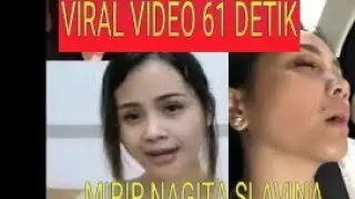 viral, cewek mirip nagita slavina video 61 detik di tiktok bikin gentar