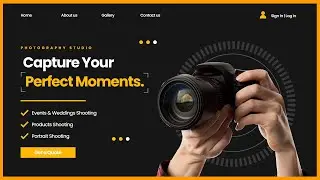Create a Fullstack Photography Website from Scratch with Django, HTML, CSS, and JavaScript