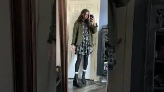 Styling Knit Cardigans- 3 Outfit Ideas with a dress, jeans & skirt (all secondhand clothing)