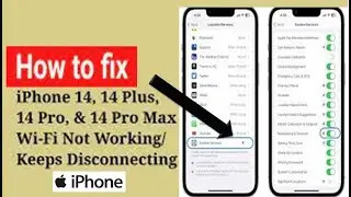 How to Fix iPhone 14 Pro Max won't Stay Connected to WiFi