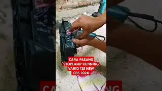 CARA PASANG STOPLAMP RUNNING VARIO 125CBS NEW 2024 #shorts