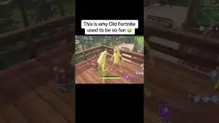 This is why old Fortnite used to be so fun 😂