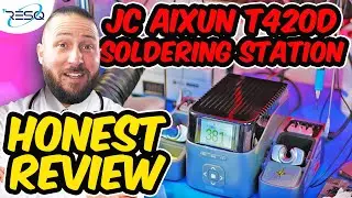 🤔NEW JC Aixun T420D Soldering Station VS. JBC Station REVIEW  - Google Pixel 4a Logicboard - Dr. Ben