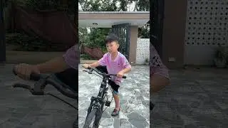 Dad pranks cute kid on a bike 😂😭 Thoc TV