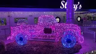 Lysende lyserød truck og RGB lys