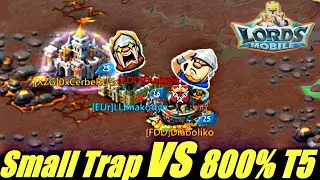 16 замок принимает 800% атк Т5 луков! Подожгут?? Lords mobile