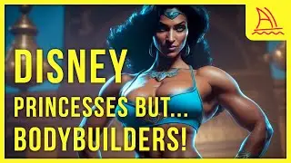 Disney Princesses but... Bodybuilders ! - Awesome artworks with AI