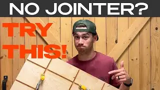 How to Joint Boards without a Jointer | Woodworking Tip