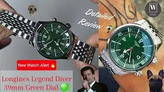 New Watch Alert 🔥 Longines Legend Diver 39mm Green Dial 🟢 Detailed Review & Thoughts