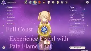 Genshin Impact Experience Fischl with Pale Flame 4 Set | Full Cons