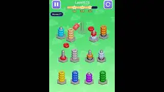 Nut Sort Puzzle Level 671 - 680 Walkthrough