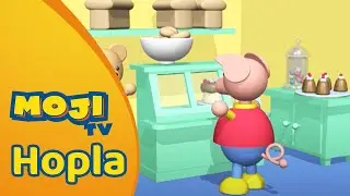 BIJ BAKKERIJ NINA 🍞 | HOPLA 🐇 | Nederlandse Kinderseries | MojiTV