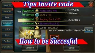 Tips Invite code How to be Work the code!!  Legacy of discord