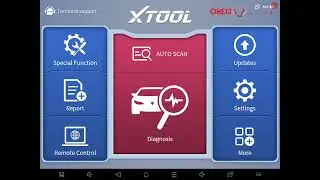 XTOOL D9 PRO Diagnostic Tool Functions Display - obd2shop.co.uk