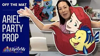 DIY Ariel Little Mermaid Party Decor Assembly Tutorial | Attach to and Cut Foam Board | Cricut Craft
