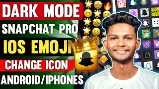 SNAPCHAT PRO 👻 | snapchat DARK MODE | snapchat IOS EMOJI | snapchat CHANGE ICON